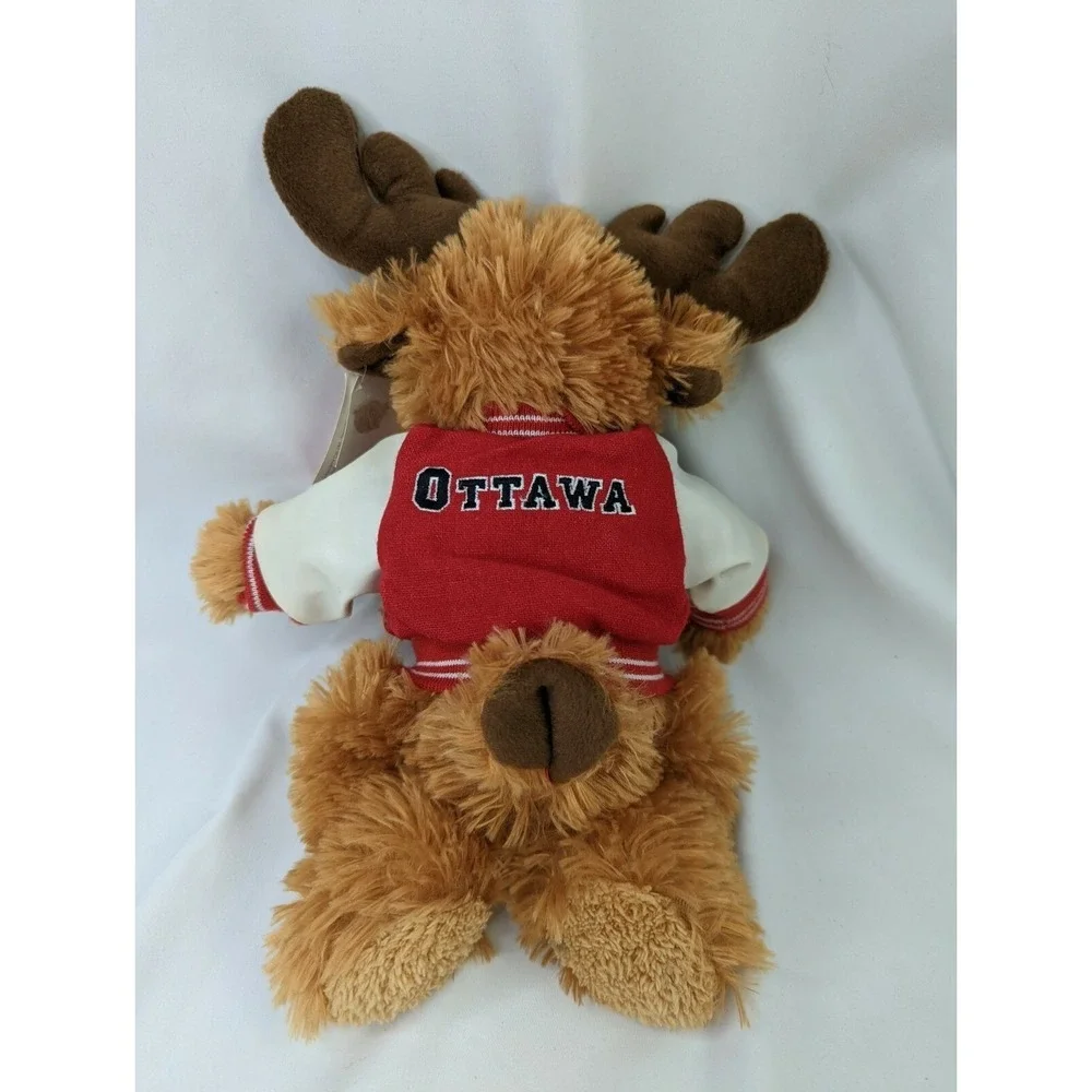 Creature Comforts Reindeer Moose Plush 12 Inch Ottawa‎ Jacket Stuffed Animal Toy